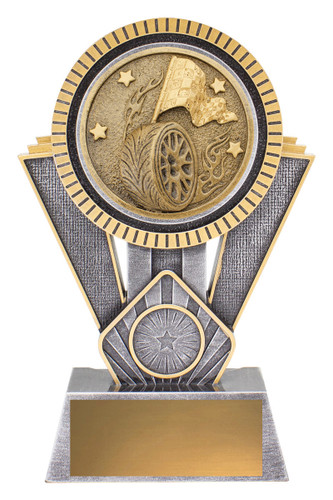 Motor Sport Spartan Trophy Silver & Gold 180mm Motor Sport Spartan Trophy Silver & Gold 180mm