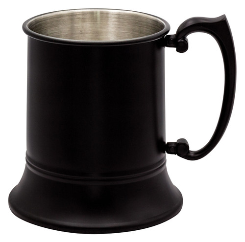 Matte Black Garrison Tankard 600ml