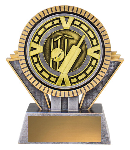 Cricket Spartan Varsity Trophy Silver & Gold 130mm Cricket Spartan Varsity Trophy Silver & Gold 130mm