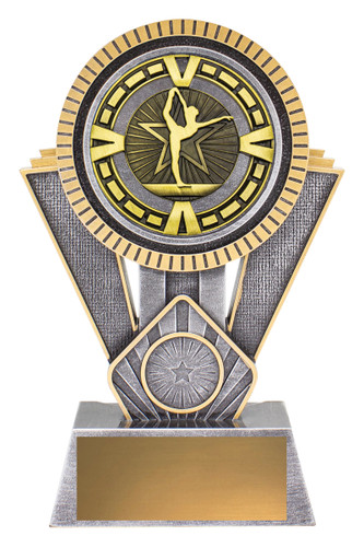 Gymnastics Spartan Varsity Trophy Silver & Gold 180mm Gymnastics Spartan Varsity Trophy Silver & Gold 180mm