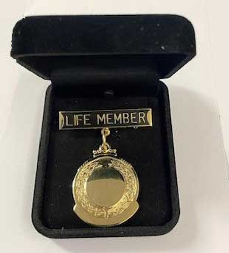 P055 Pendant Life Member Badge Black