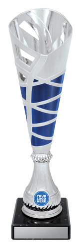 Hex Cup - Silver / Blue 390mm Hex Cup - Silver / Blue 390mm
