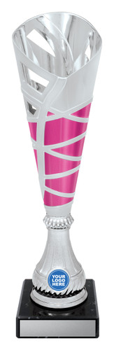 Hex Cup - Silver / Pink 390mm Hex Cup - Silver / Pink 390mm