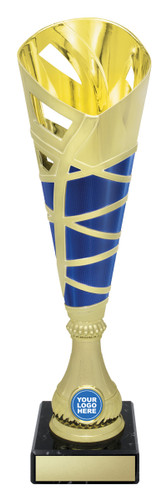 Hex Cup - Gold / Blue 370mm Hex Cup - Gold / Blue 370mm