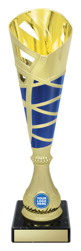 Hex Cup - Gold / Blue 393mm
