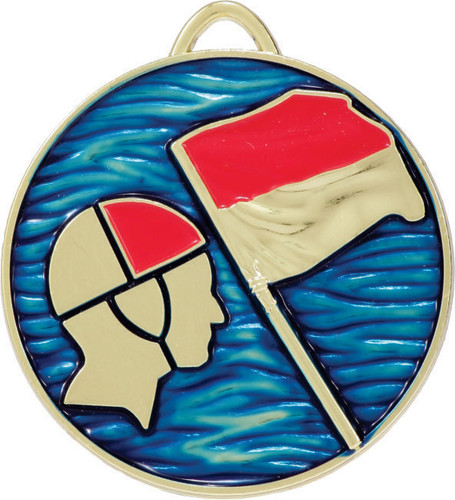 Surf Lifesaving Medal Gold 50mm