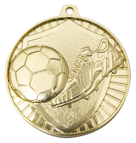 Football Shield Medal Gold mm