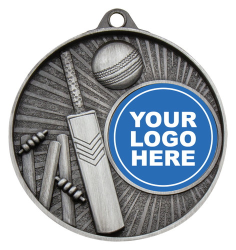 Cricket Blitz Medal Silver 50mm Cricket Blitz Medal Silver 50mm
