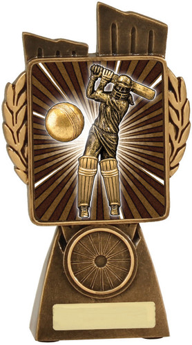 Cricket Lynx Female Batting Trophy Gold 150mm