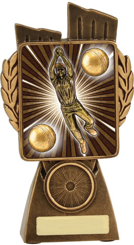 Cricket Lynx Female Fielder Trophy Gold 150mm