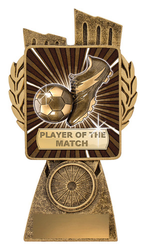 Football Lynx PoM Trophy Gold 150mm