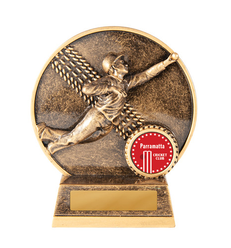 Cricket Heritage Trophy Gold 120mm