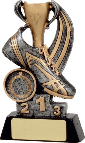 Athletics Podium Trophy Silver 130mm
