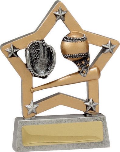 Baseball - Softball Trophy Silver 130mm