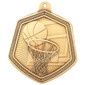 Basketball Falcon Medal Gold 67mm