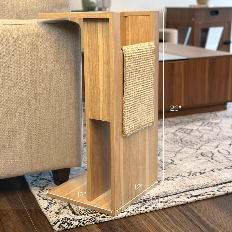 Jewl Multifunction Nesting Table and Cat Scratcher