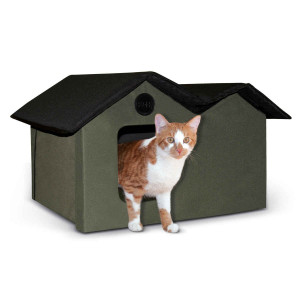 K&H Pet Products Unheated Outdoor Kitty House Extra Wide KH3971 K&H Pet Products Unheated Outdoor Kitty House Extra Wide KH3971
