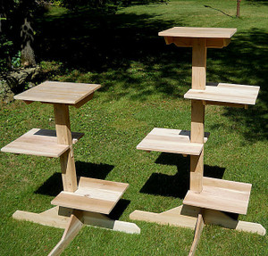 Outdoor (or Indoor) Cedar Cat Tree Outdoor (or Indoor) Cedar Cat Tree