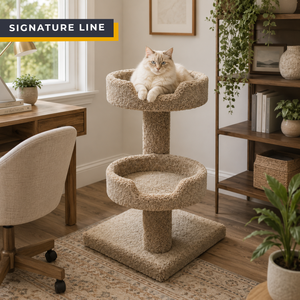 Cat's Choice 32 Inch Double Tub Corner Design Cat Tree