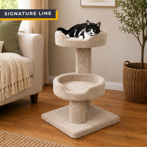 Cat's Choice 32 Inch Double Tub Corner Design Cat Tree
