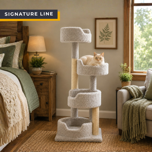 Cat's Choice 55" Carpeted Multi Level Cat Tower Tree