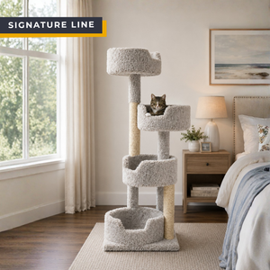 Cat's Choice 55" Carpeted Multi Level Cat Tower Tree