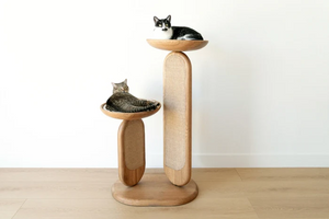 Gravity Oak Cat Tower & Scratcher Gravity Oak Cat Tower & Scratcher