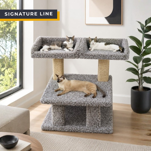Cat's Choice Extra Large Cat Perch with Double Window Lounges