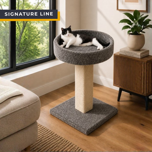 Cat's Choice Heavy Duty Cat Scratching Post with Lounge Bed