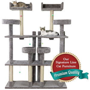 Cat's Choice 7 Foot Royal Palace Cat Tower Gym for Extra Large Cats