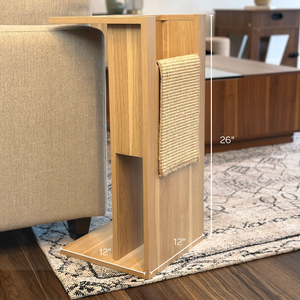Jewl Multifunction Nesting Table and Cat Scratcher