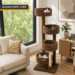 Cat's Choice 64 Inch Quad Tub Tower