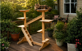 Cedar Cat Furniture: Why Outdoor Cats Deserve Better Than Plastic