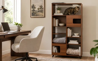 Cat Tree Bookshelf: Real Storage, Not Just a Climbing Post