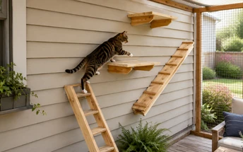 Outdoor Cat Wall Shelves for a Catio: What to Know
