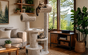 Why Maine Coons need a different kind of cat tree