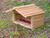 Small Outdoor Cedar Cat or Dog Feeding Station