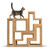 Modular Cat Tree - Wood Teak