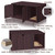 zBoard Cat Litter Box Enclosure, Espresso
