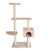 GeeWhiz 57-Inch Wood Cat Tree In Beige With Playhouse And Perch