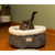 Cozy Cat Bed in Beige and Gray C105HHS/MB