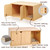 zBoard Cat Litter Box Enclosure, Natural
