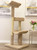 Cat's Choice Sturdy Wood Double Scratching Post Cat Tower