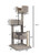 Cat's Choice 51.5" Three Round Perch Four Level Cat Tree with Solid Wood Scratching Post