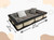 Cat Wall Perch Bed — large wall-mounted birch and sisal cat bed with cushion and two decorative pillows