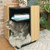 Leo Furniture Grade Side Table + Pet Nook for Cats or Small Dogs
