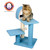 Blue Arch with Perches 25" Compact Cat Tree (B2903)