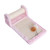 Pretty in Pink Cat Rolling Scratcher Floor Platform (X0602)
