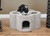 Cat's Choice Paw Print Cat Condo House