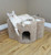 Cat's Choice Paw Print Cat Condo House